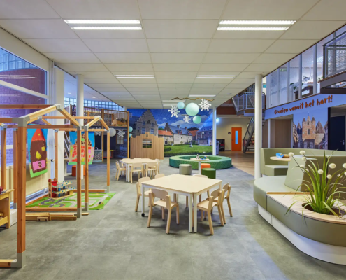 Interieur van basisschool de Krabbenkooi