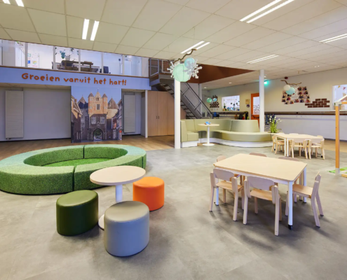 Interieur van basisschool de Krabbenkooi