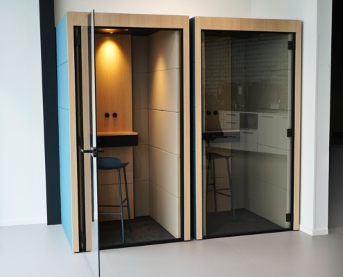Akoestische dividers kantoor